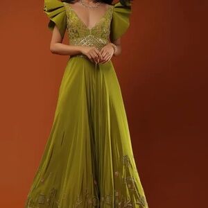 Green Indian jumpsuit/romper